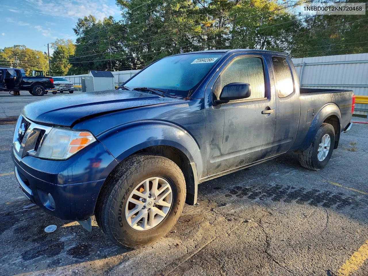 NISSAN NAVARA (FRONTIER) 2019, VIN 1N6BD0CT2KN720468