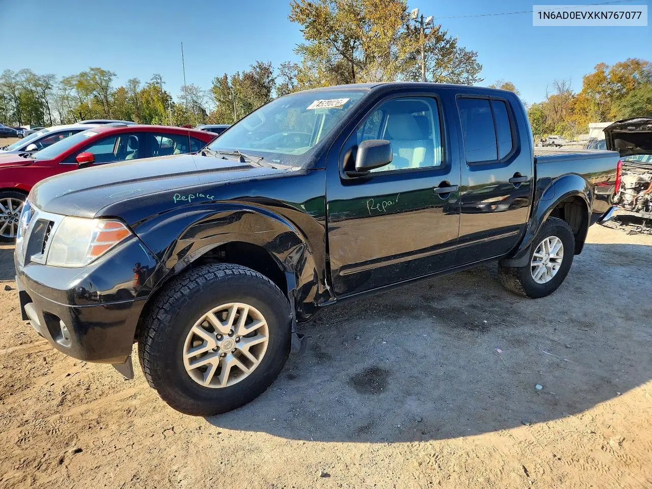 NISSAN NAVARA (FRONTIER) 2019, VIN 1N6AD0EVXKN767077