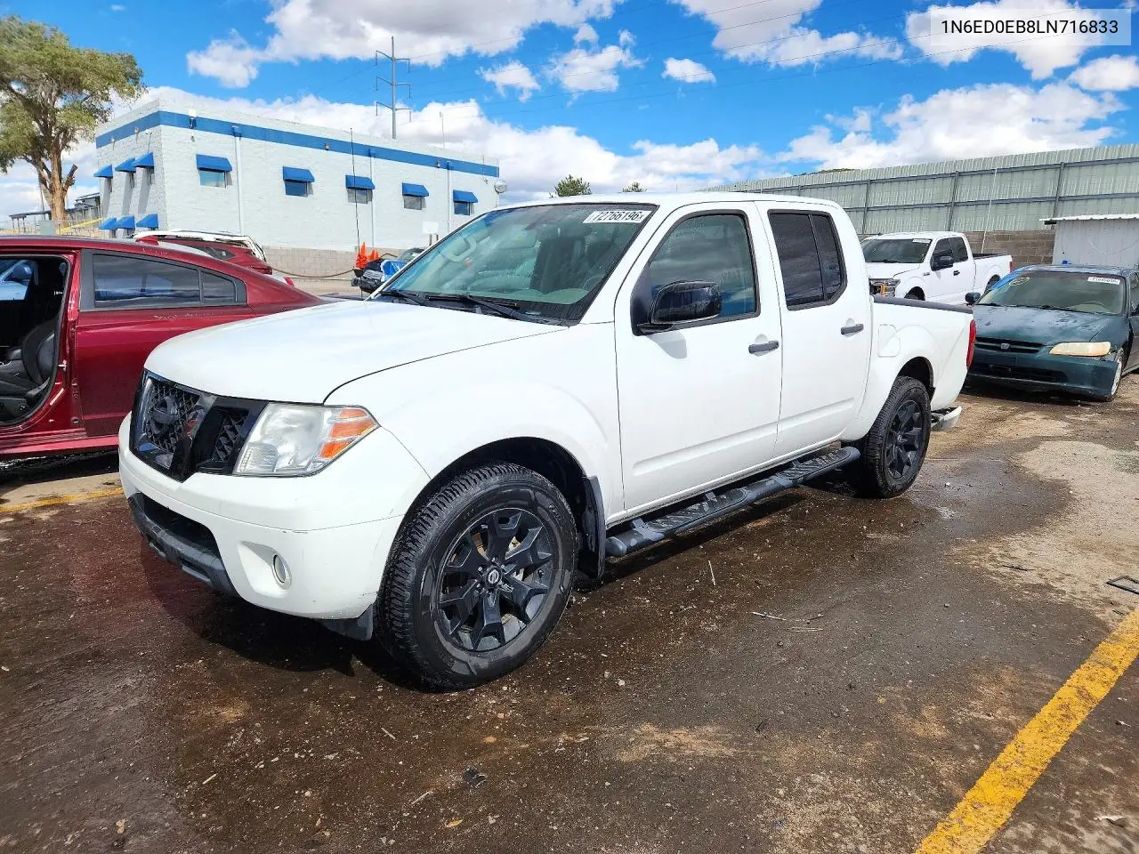 NISSAN NAVARA (FRONTIER) 2020, VIN 1N6ED0EB8LN716833