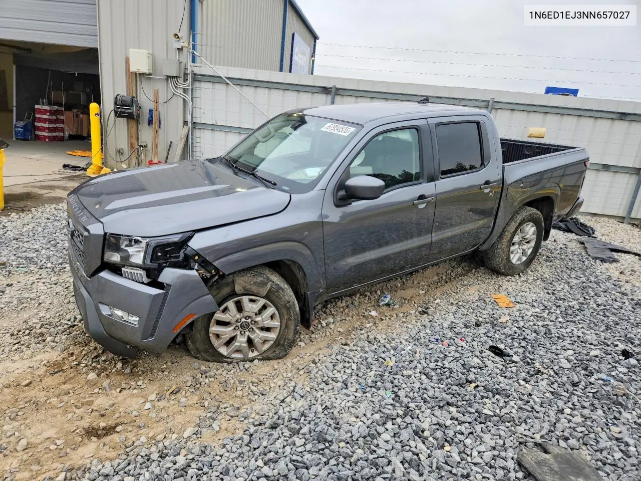 NISSAN NAVARA (FRONTIER) 2022, VIN 1N6ED1EJ3NN657027