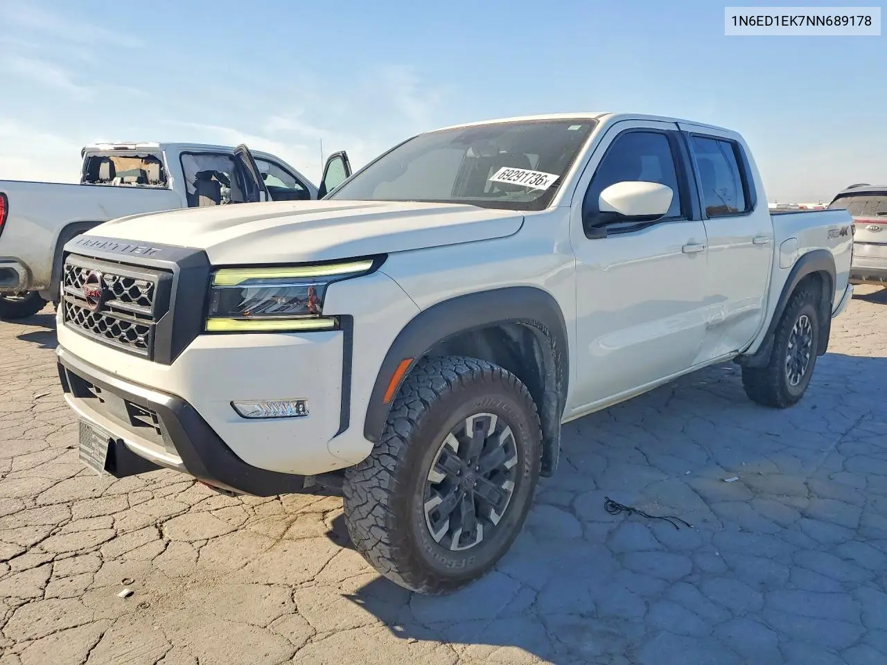 NISSAN NAVARA (FRONTIER) 2022, VIN 1N6ED1EK7NN689178