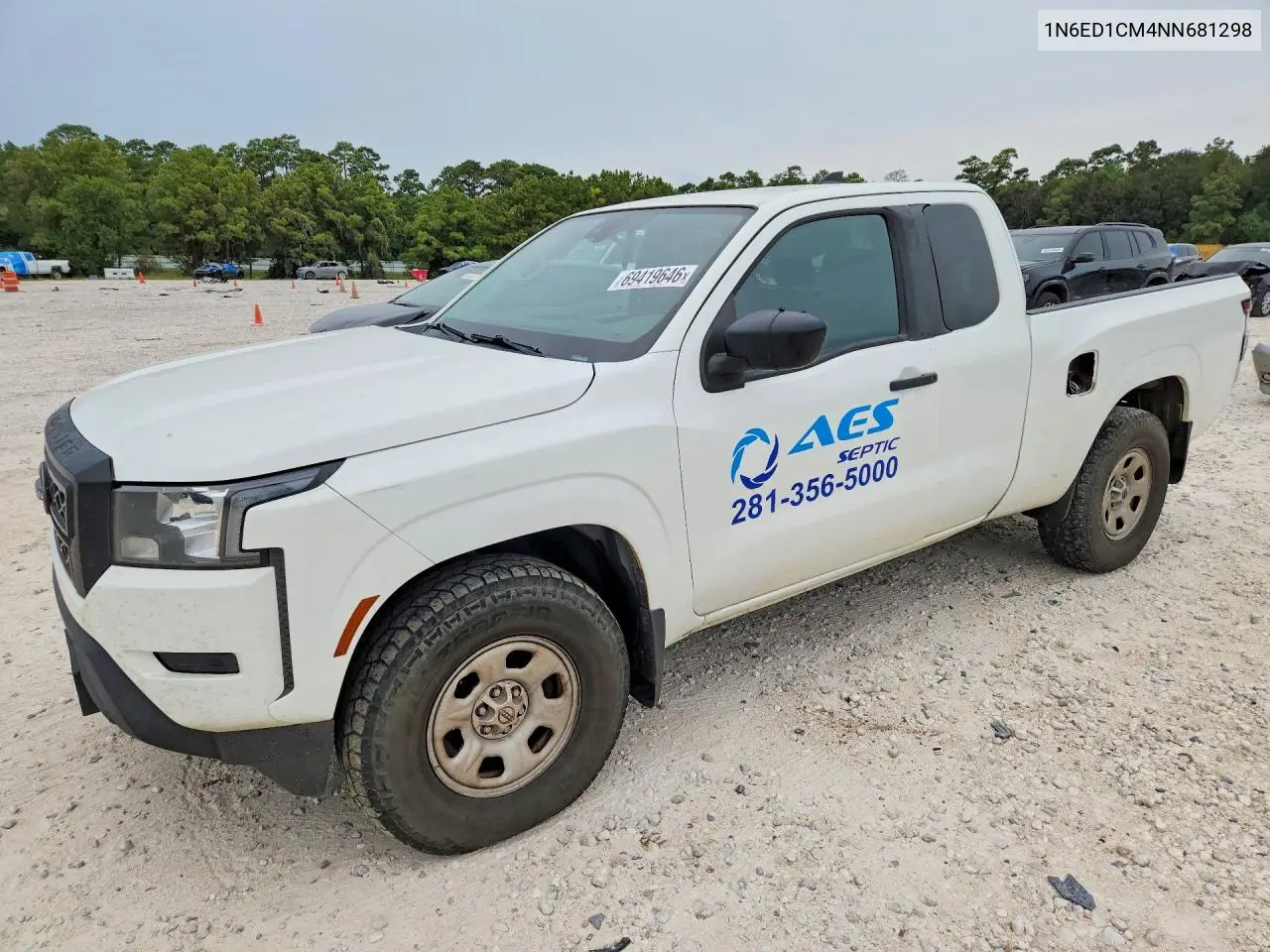 NISSAN NAVARA (FRONTIER) 2022, VIN 1N6ED1CM4NN681298
