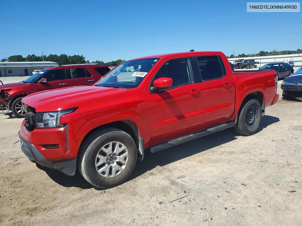 NISSAN NAVARA (FRONTIER) 2022, VIN 1N6ED1EJXNN649930