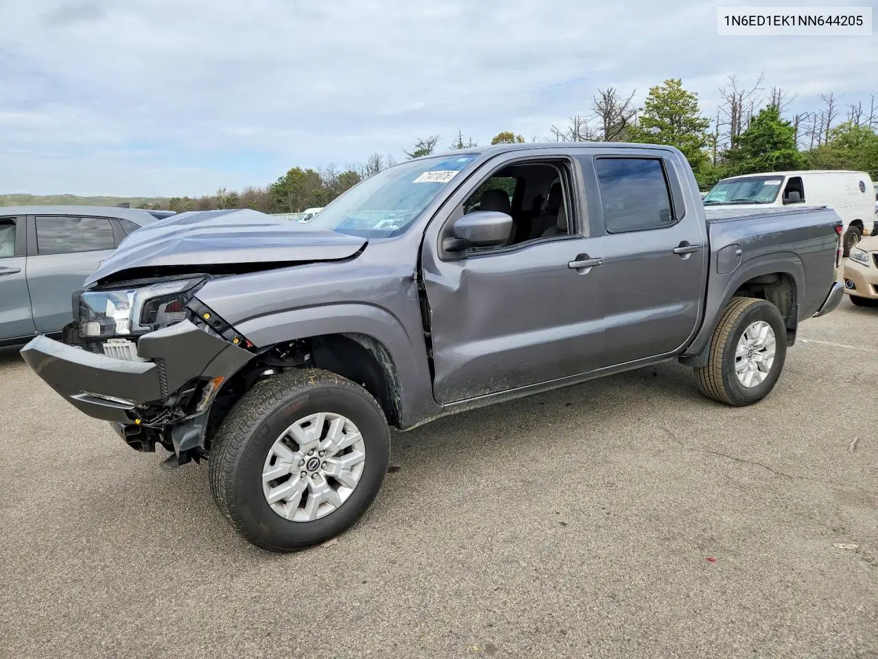 NISSAN NAVARA (FRONTIER) 2022, VIN 1N6ED1EK1NN644205