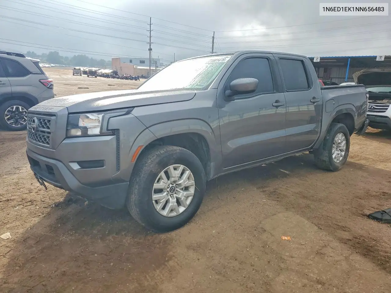 NISSAN NAVARA (FRONTIER) 2022, VIN 1N6ED1EK1NN656483