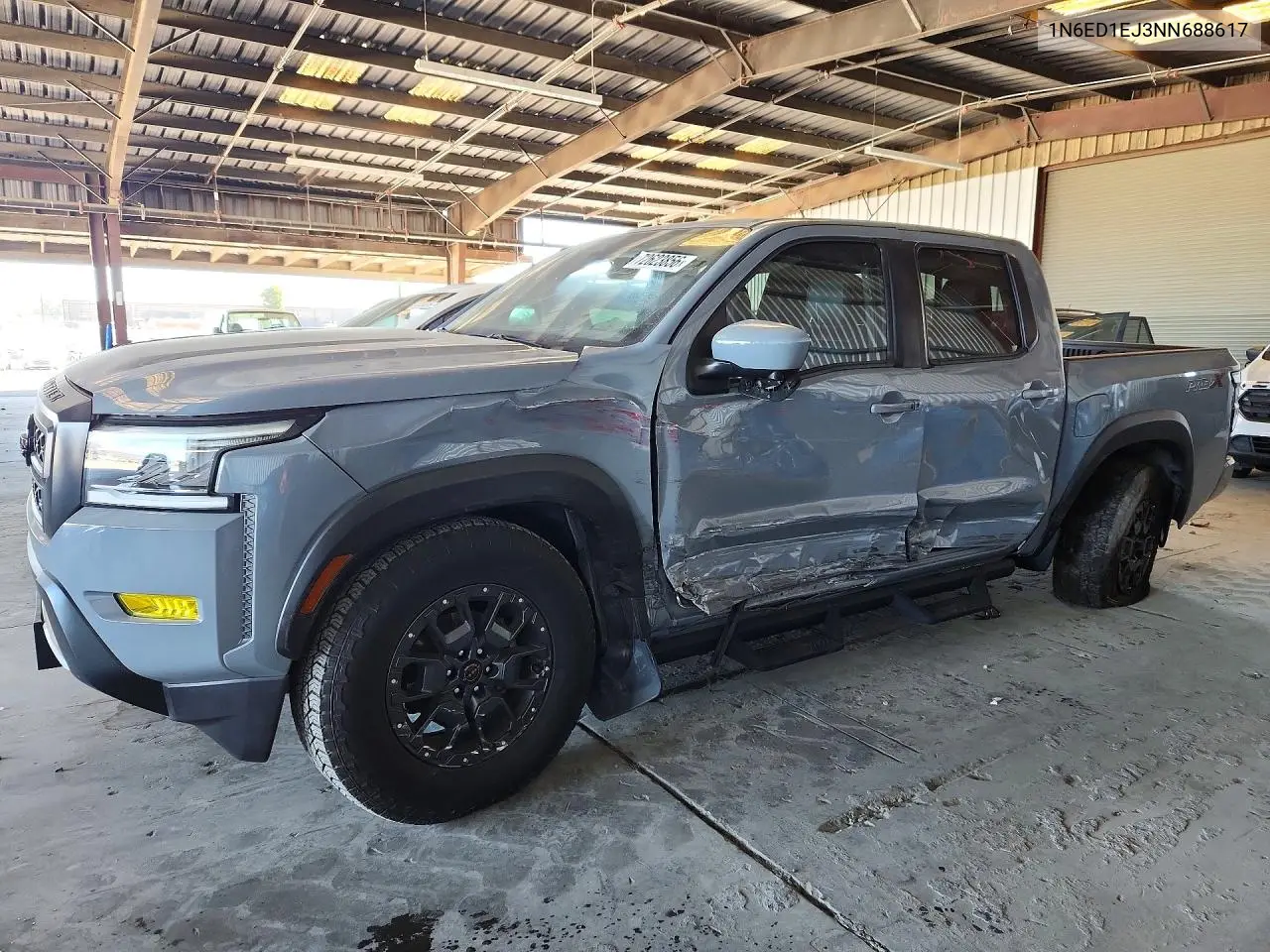 NISSAN NAVARA (FRONTIER) 2022, VIN 1N6ED1EJ3NN688617