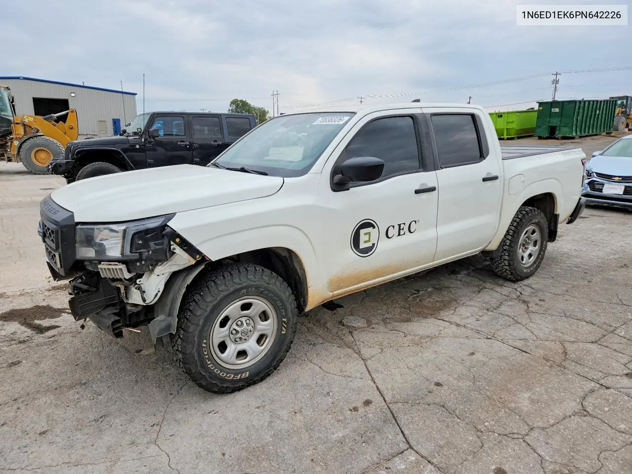 NISSAN NAVARA (FRONTIER) 2023, VIN 1N6ED1EK6PN642226