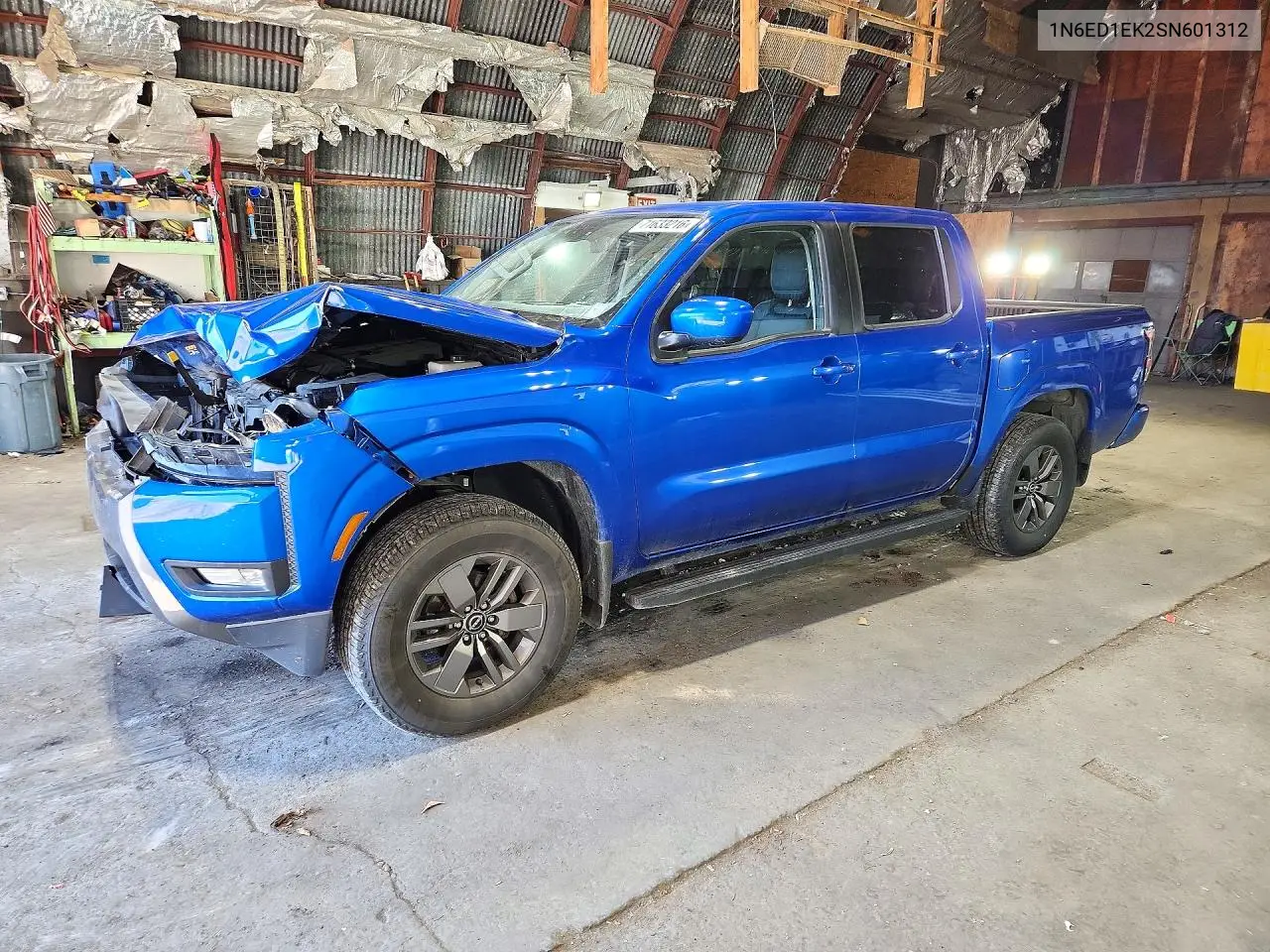 NISSAN NAVARA (FRONTIER) 2025, VIN 1N6ED1EK2SN601312