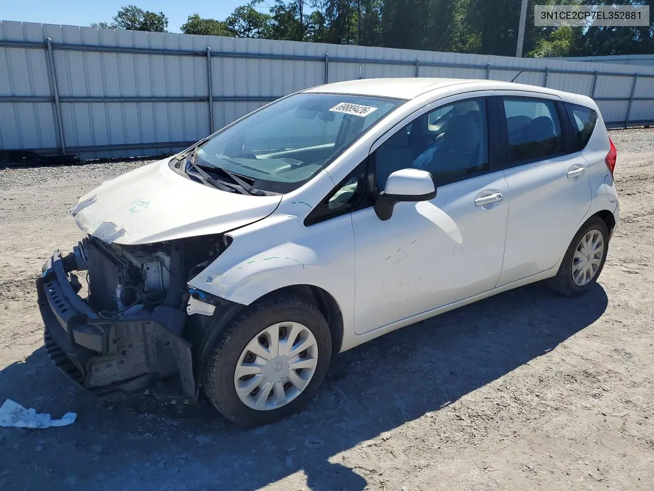 NISSAN NOTE 2014, VIN 3N1CE2CP7EL352881