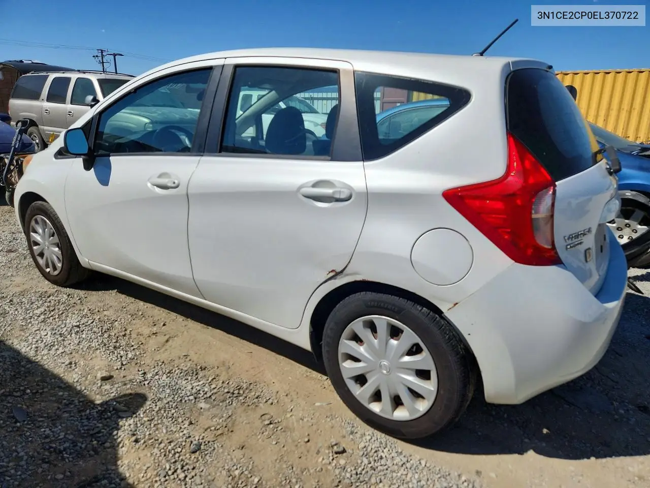 2014 NISSAN NOTE VIN 3N1CE2CP0EL370722 — фото 2