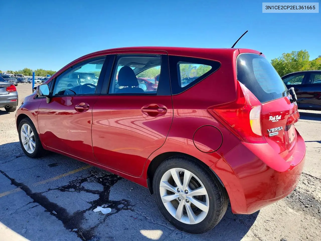 2014 NISSAN NOTE VIN 3N1CE2CP2EL361665 — фото 2