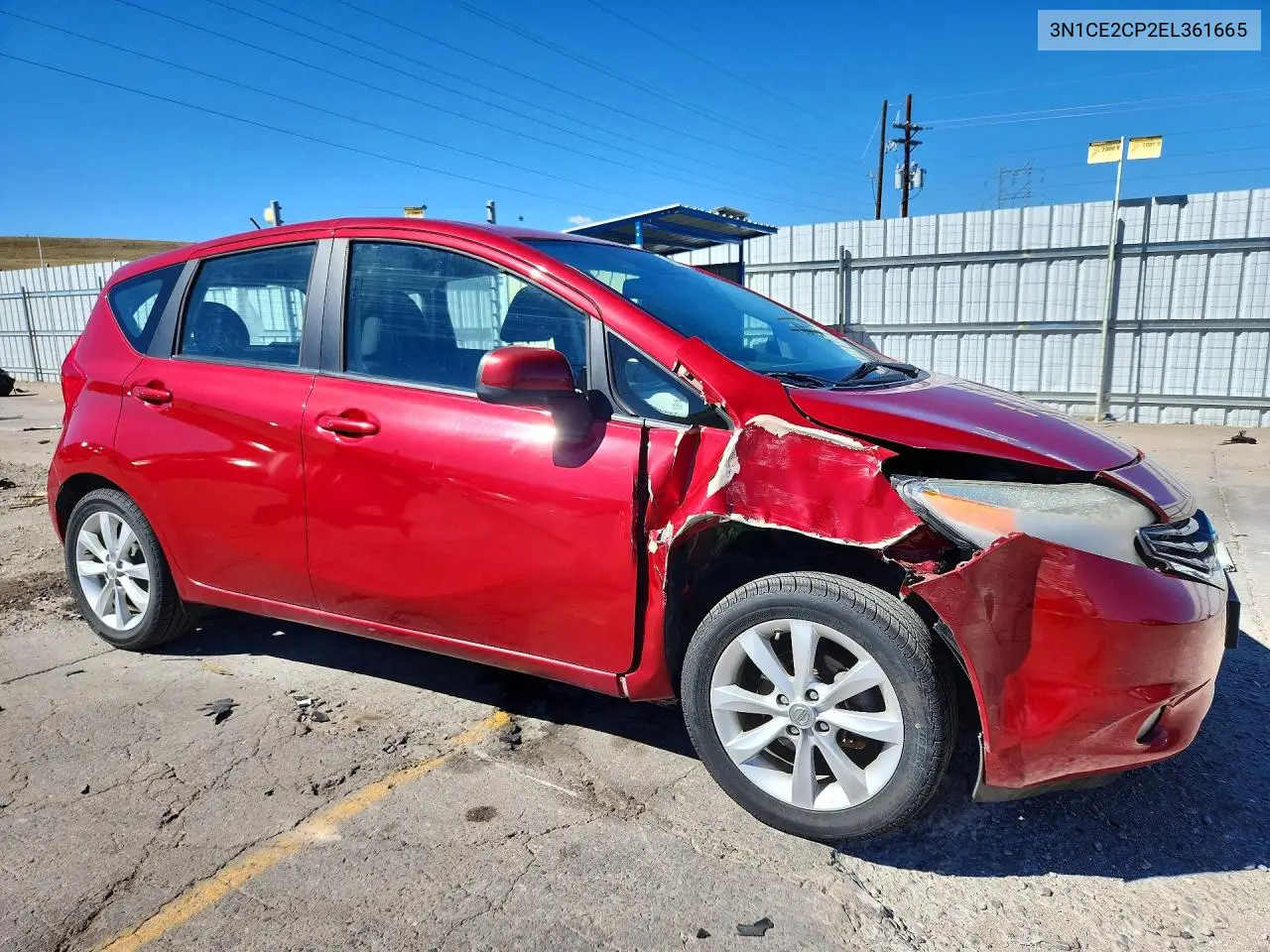 2014 NISSAN NOTE VIN 3N1CE2CP2EL361665 — фото 4