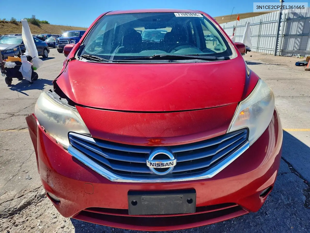 2014 NISSAN NOTE VIN 3N1CE2CP2EL361665 — фото 5