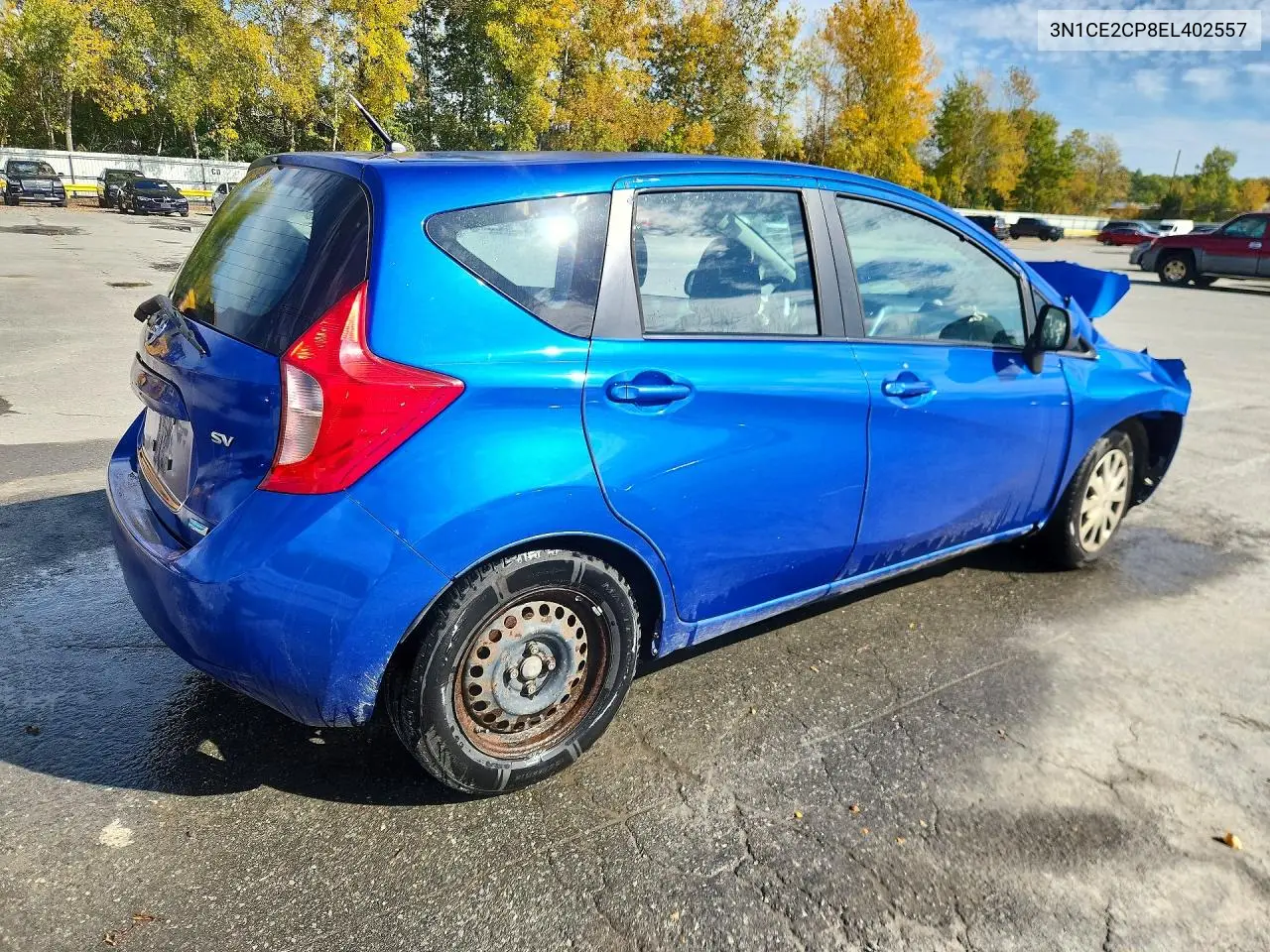 2014 NISSAN NOTE VIN 3N1CE2CP8EL402557 — фото 3