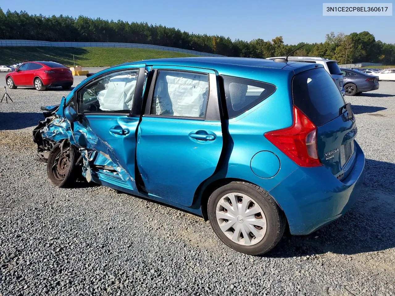 2014 NISSAN NOTE VIN 3N1CE2CP8EL360617 — фото 2