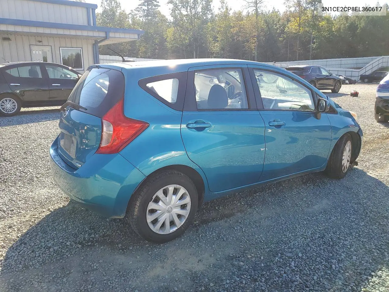 2014 NISSAN NOTE VIN 3N1CE2CP8EL360617 — фото 3