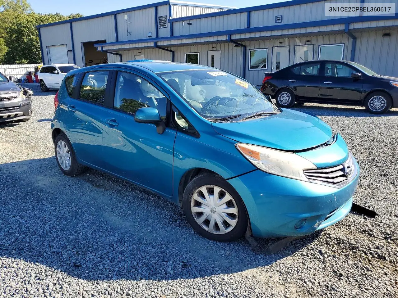 2014 NISSAN NOTE VIN 3N1CE2CP8EL360617 — фото 4