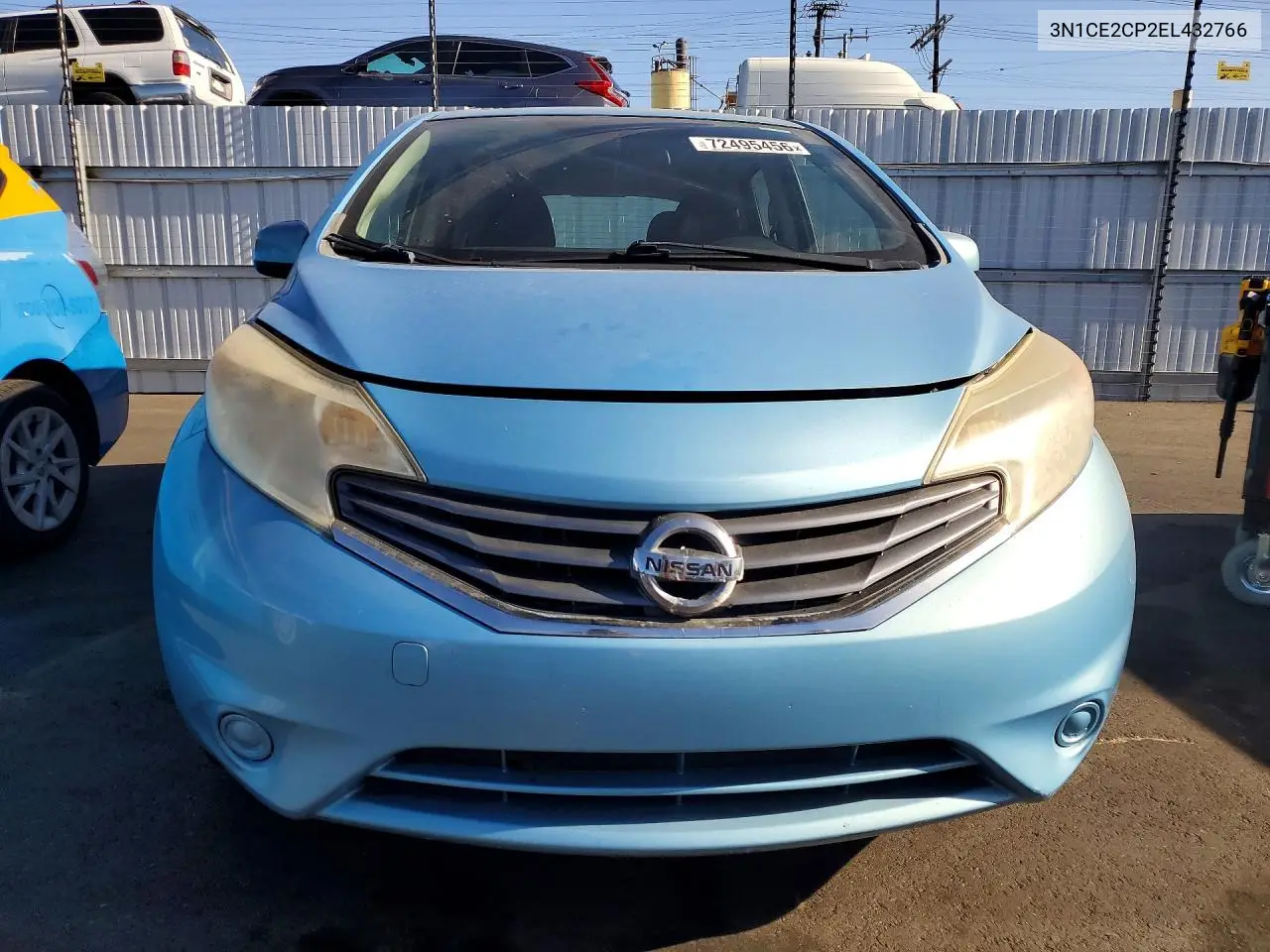 2014 NISSAN NOTE VIN 3N1CE2CP2EL432766 — фото 5
