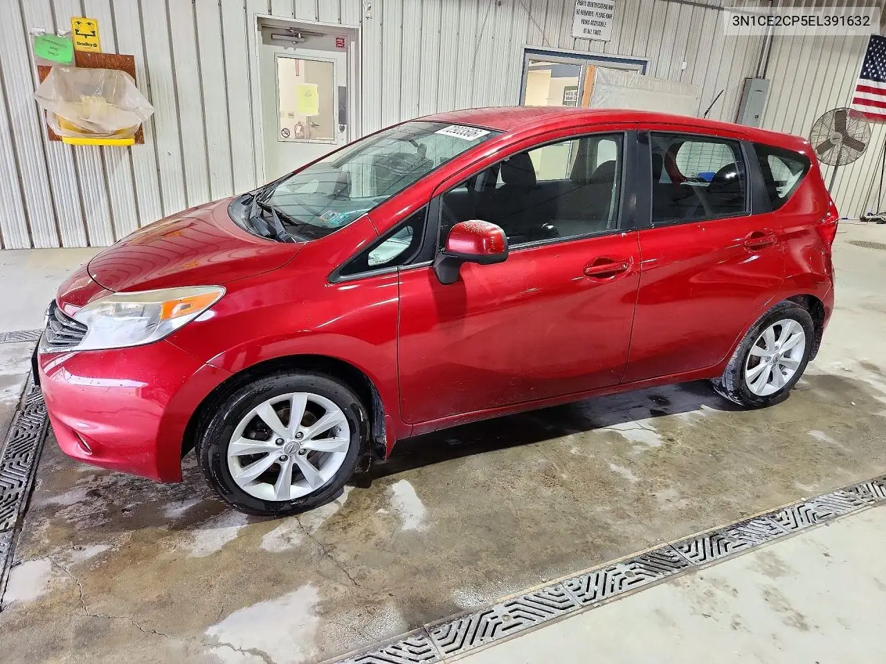 NISSAN NOTE 2014, VIN 3N1CE2CP5EL391632