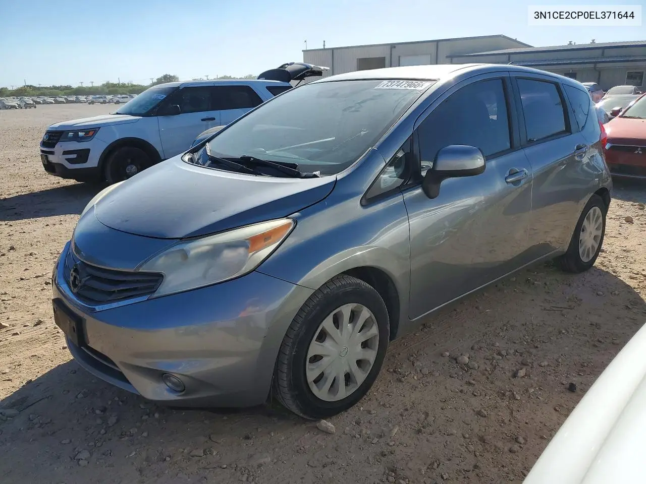 NISSAN NOTE 2014, VIN 3N1CE2CP0EL371644