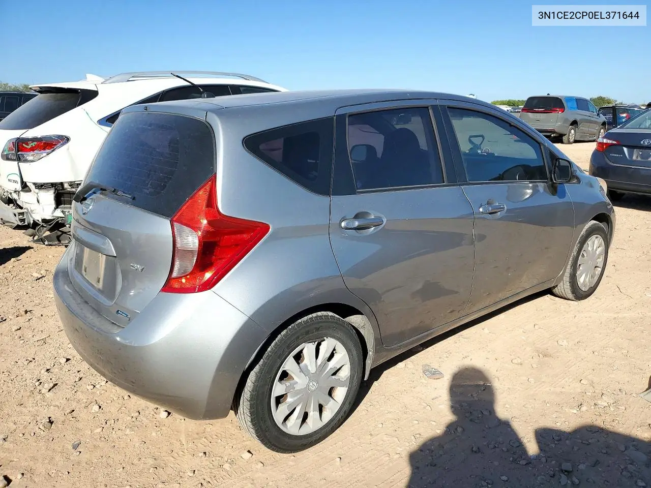 2014 NISSAN NOTE VIN 3N1CE2CP0EL371644 — фото 3