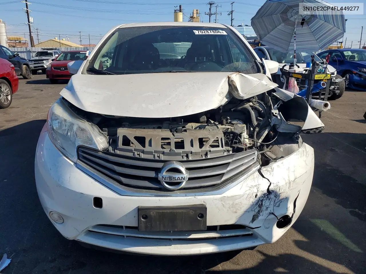 2015 NISSAN NOTE VIN 3N1CE2CP4FL449277 — фото 5