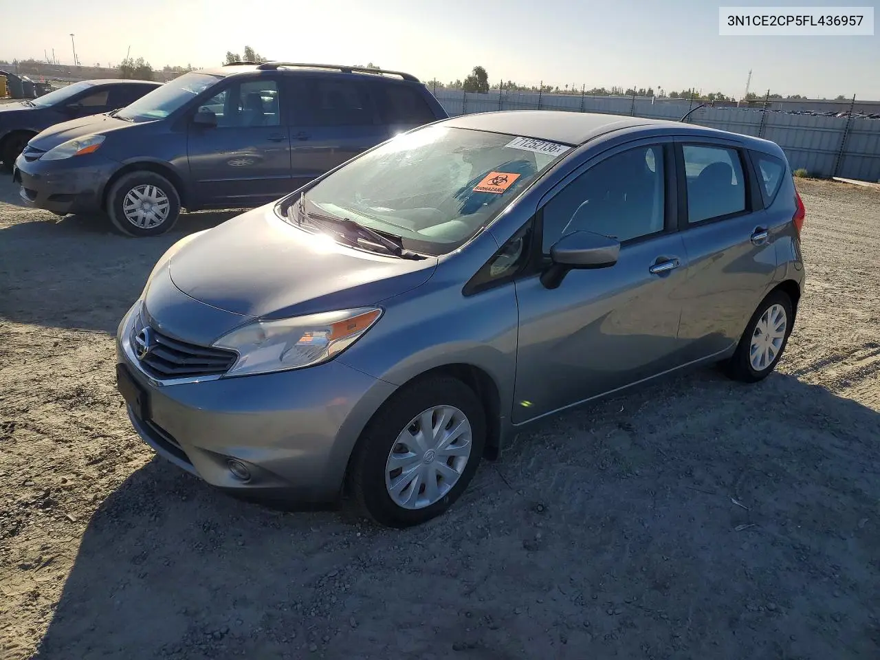 NISSAN NOTE 2015, VIN 3N1CE2CP5FL436957