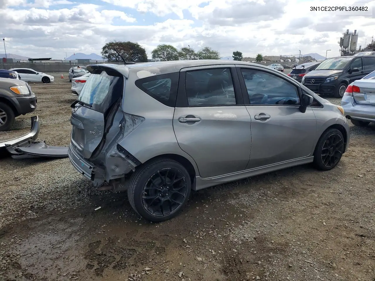 2015 NISSAN NOTE VIN 3N1CE2CP9FL360482 — фото 3