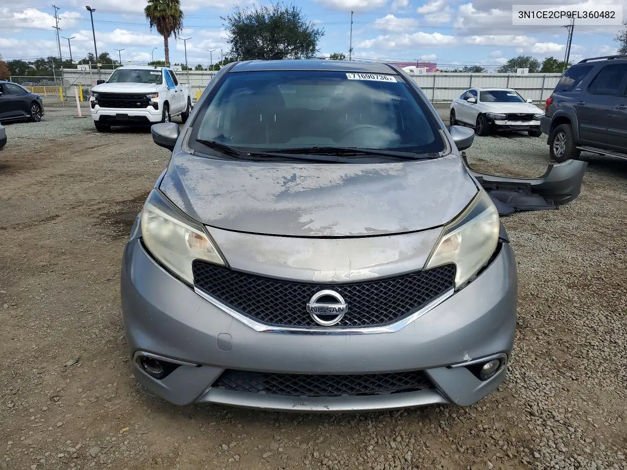 2015 NISSAN NOTE VIN 3N1CE2CP9FL360482 — фото 5
