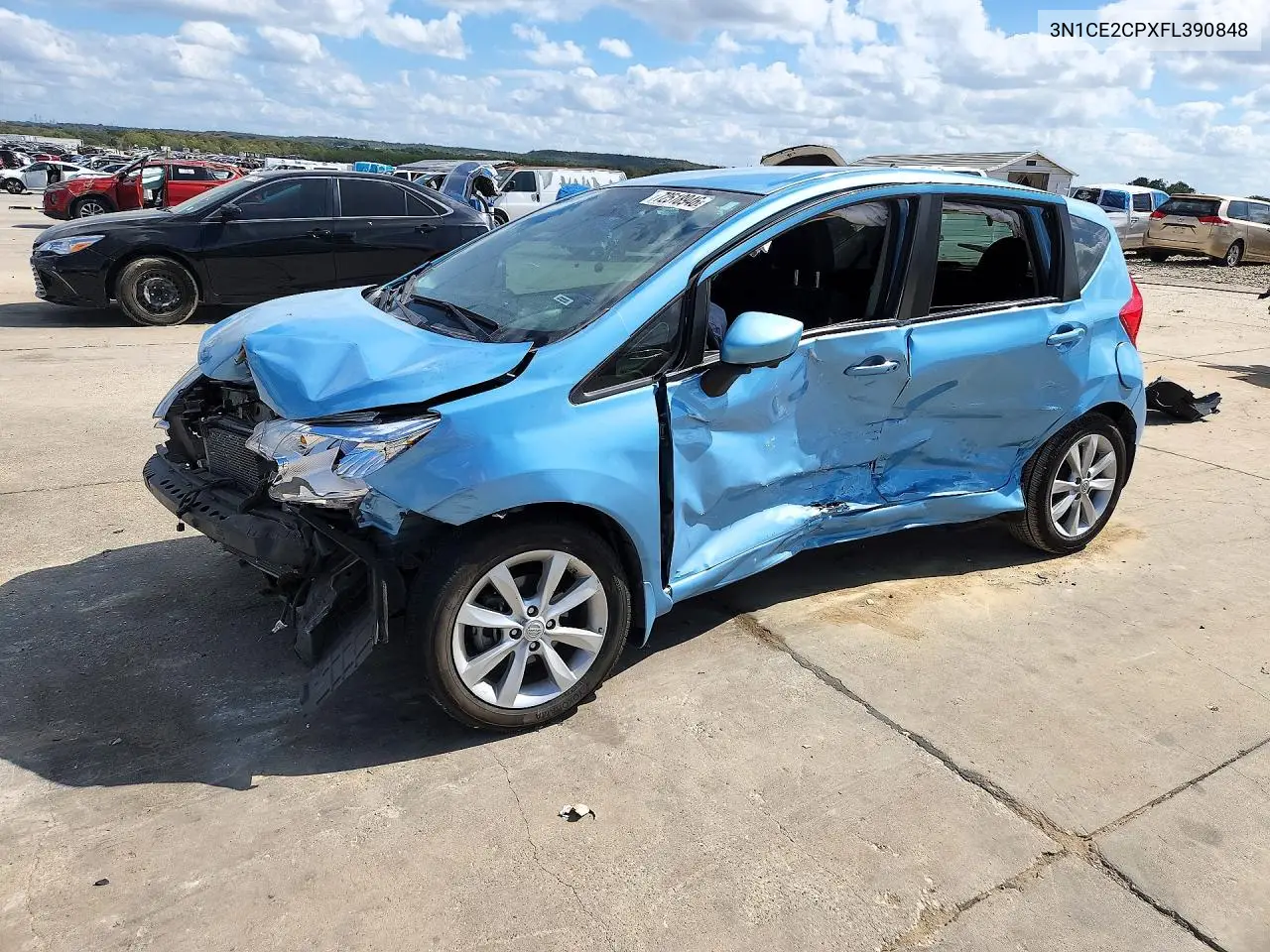 NISSAN NOTE 2015, VIN 3N1CE2CPXFL390848