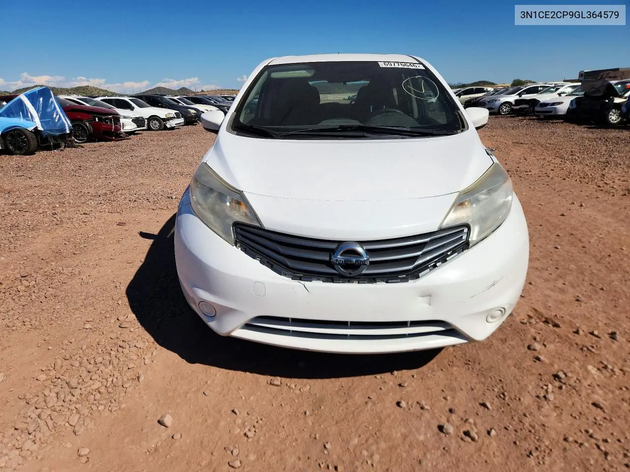 2016 NISSAN NOTE VIN 3N1CE2CP9GL364579 — фото 5