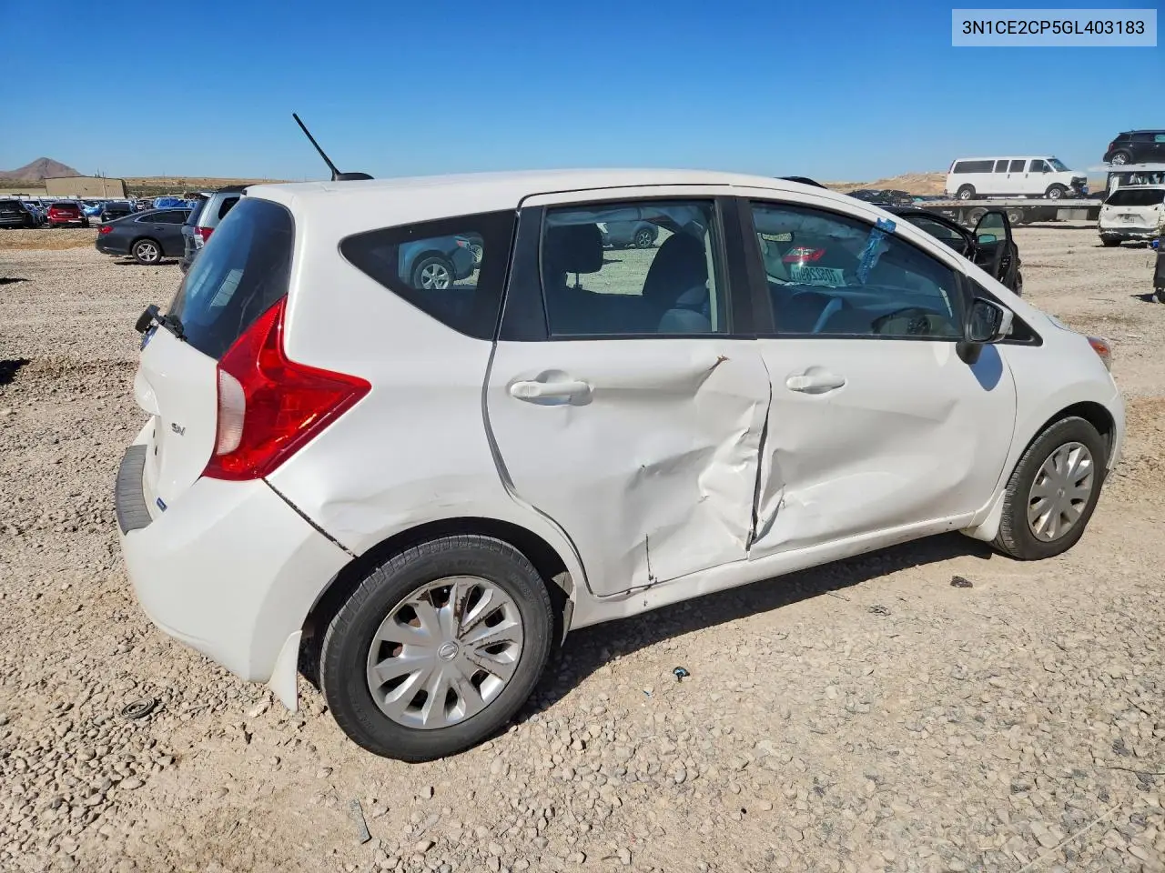 2016 NISSAN NOTE VIN 3N1CE2CP5GL403183 — фото 3