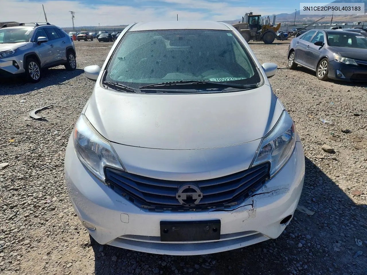 2016 NISSAN NOTE VIN 3N1CE2CP5GL403183 — фото 5