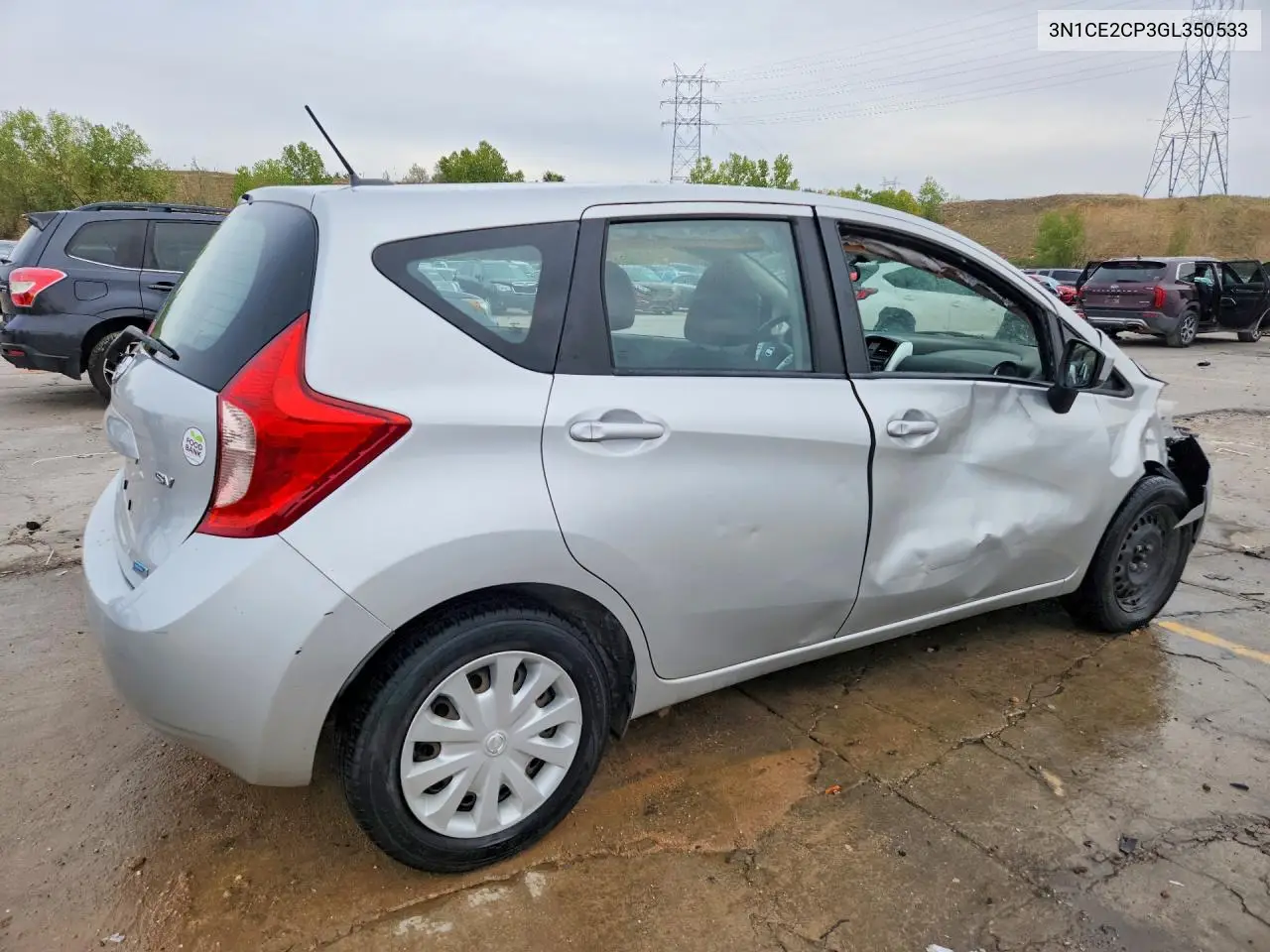 2016 NISSAN NOTE VIN 3N1CE2CP3GL350533 — фото 3