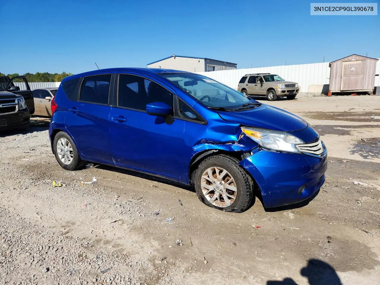 2016 NISSAN NOTE VIN 3N1CE2CP9GL390678 — фото 4