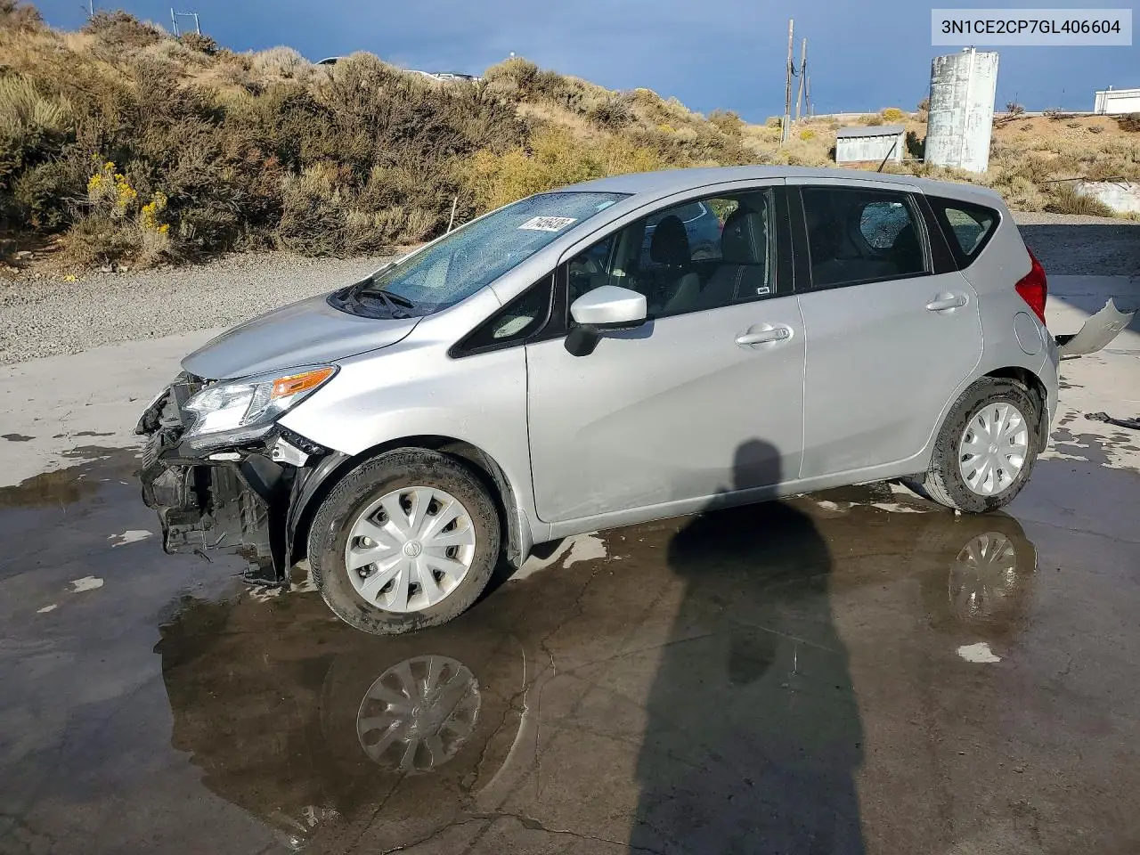 NISSAN NOTE 2016, VIN 3N1CE2CP7GL406604
