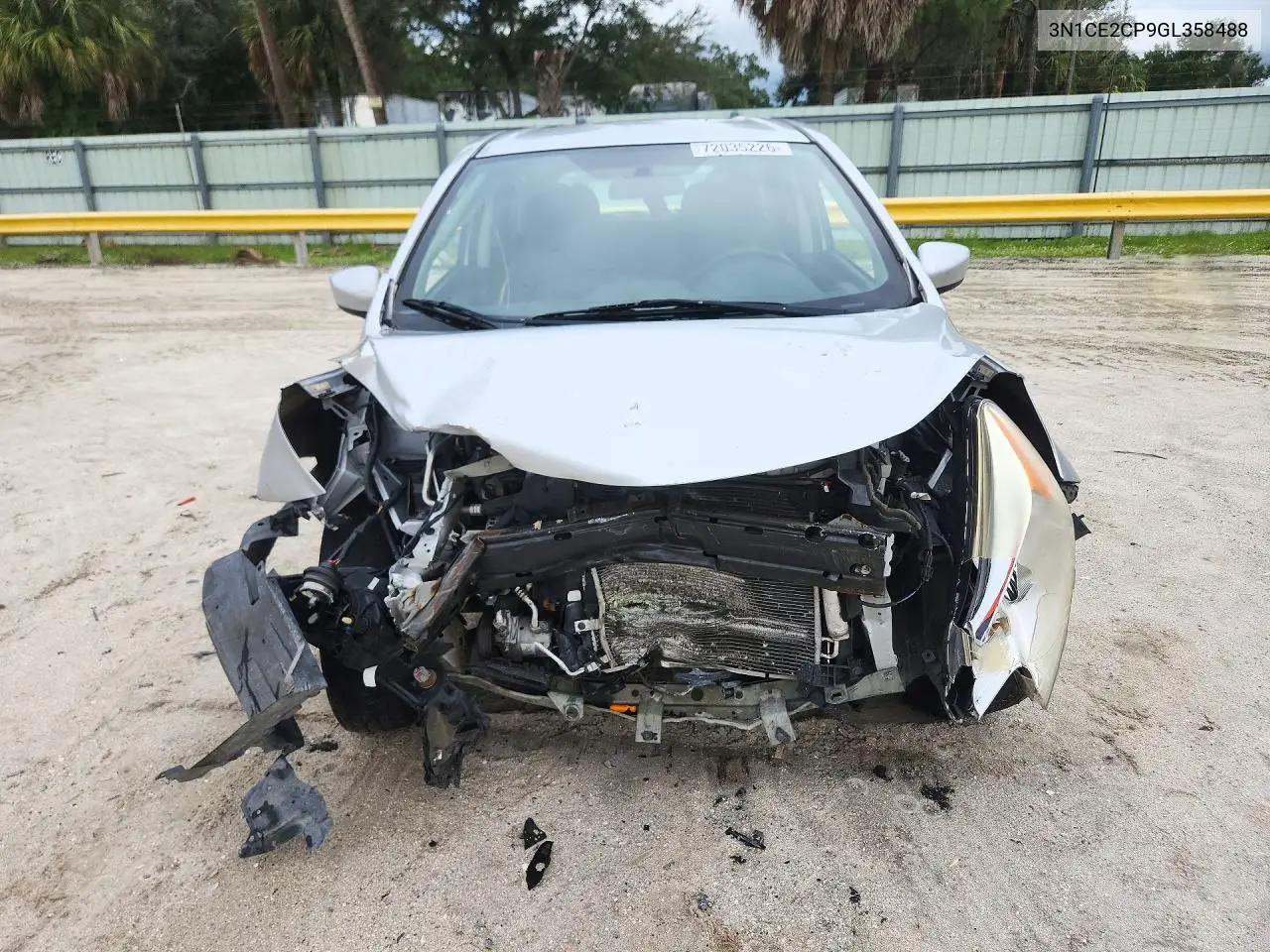 2016 NISSAN NOTE VIN 3N1CE2CP9GL358488 — фото 5