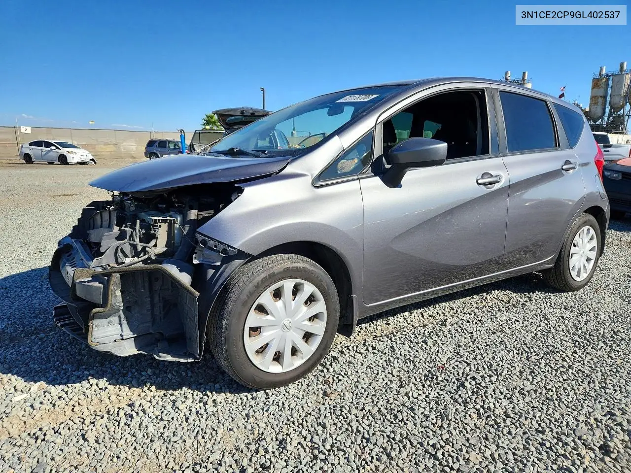 NISSAN NOTE 2016, VIN 3N1CE2CP9GL402537
