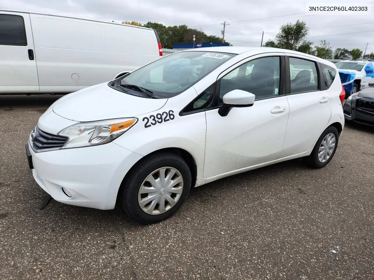 NISSAN NOTE 2016, VIN 3N1CE2CP6GL402303