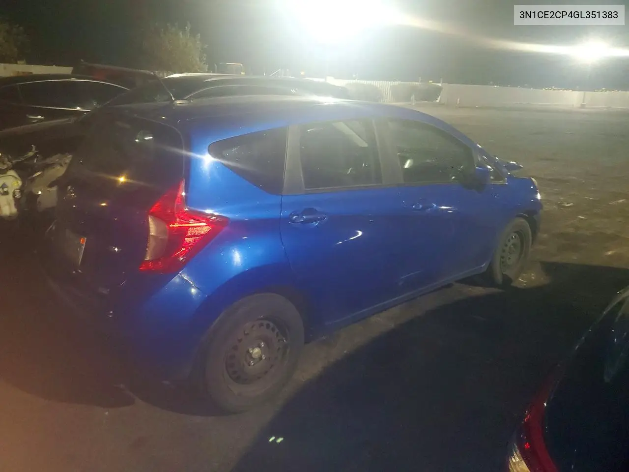 2016 NISSAN NOTE VIN 3N1CE2CP4GL351383 — фото 3