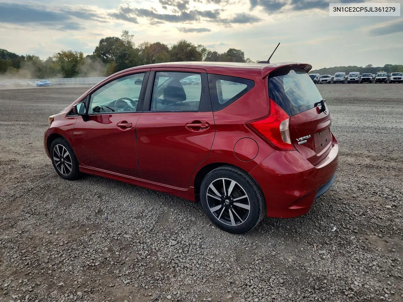 2018 NISSAN NOTE VIN 3N1CE2CP5JL361279 — фото 2