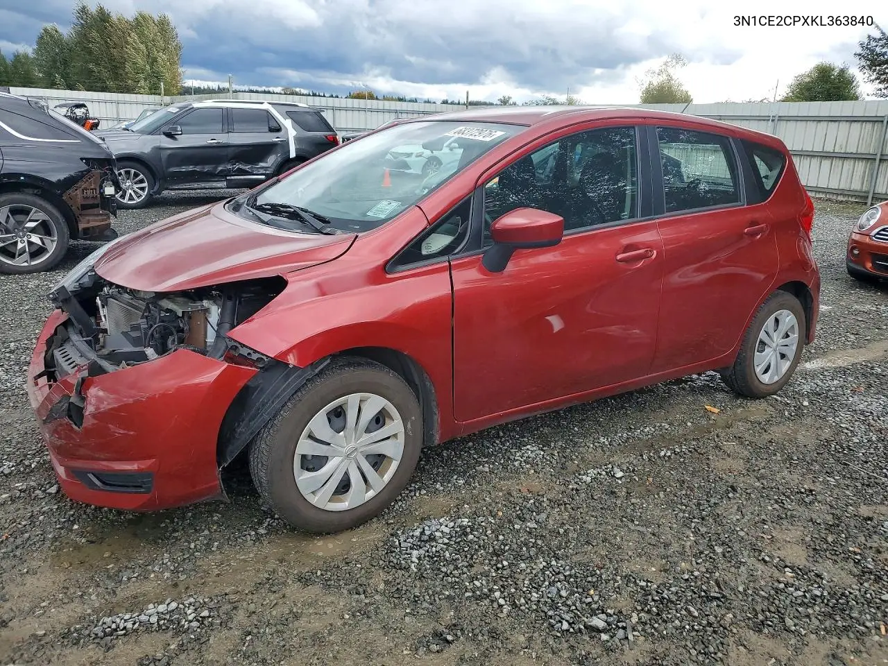 NISSAN NOTE 2019, VIN 3N1CE2CPXKL363840