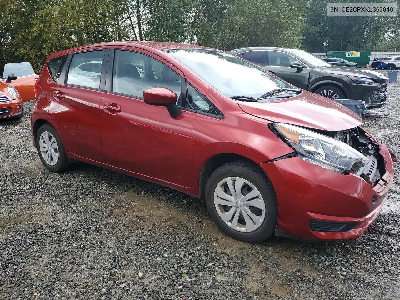 2019 NISSAN NOTE VIN 3N1CE2CPXKL363840 — фото 4