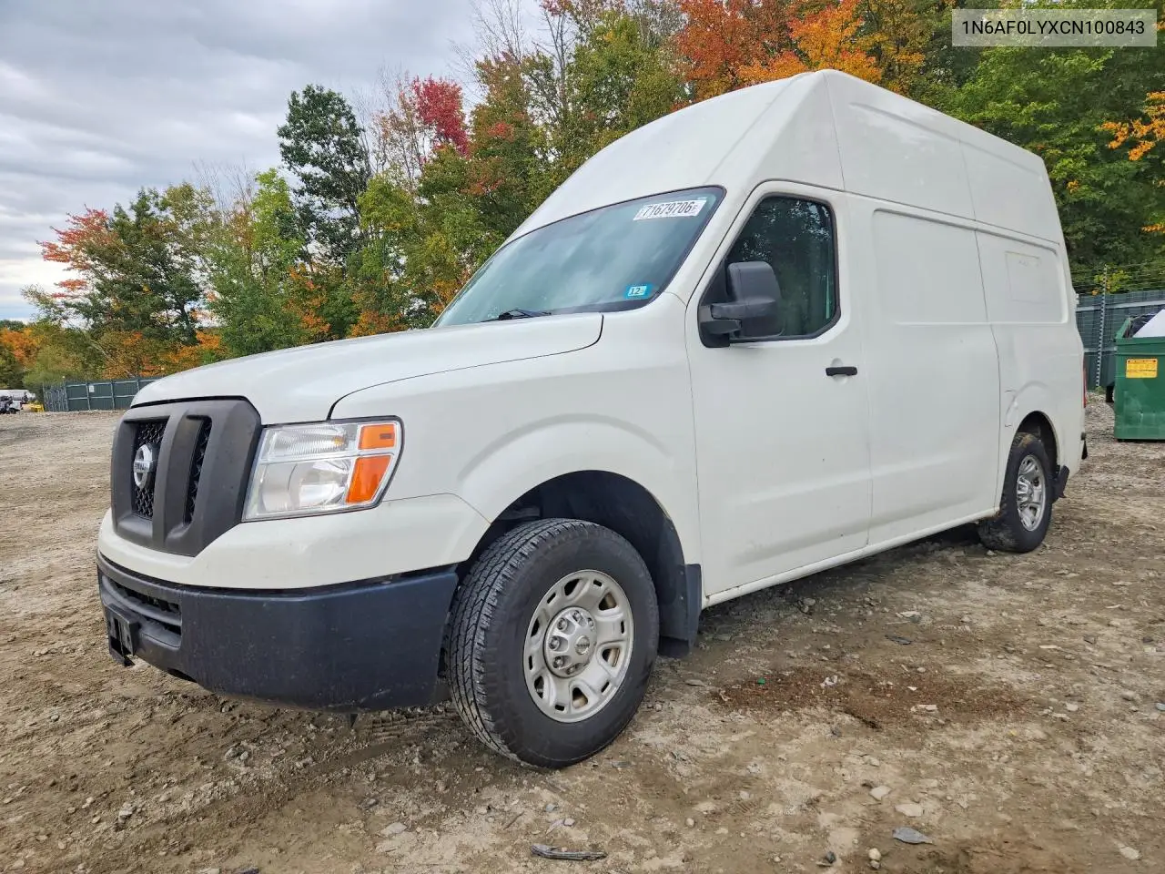 NISSAN NV 2012, VIN 1N6AF0LYXCN100843
