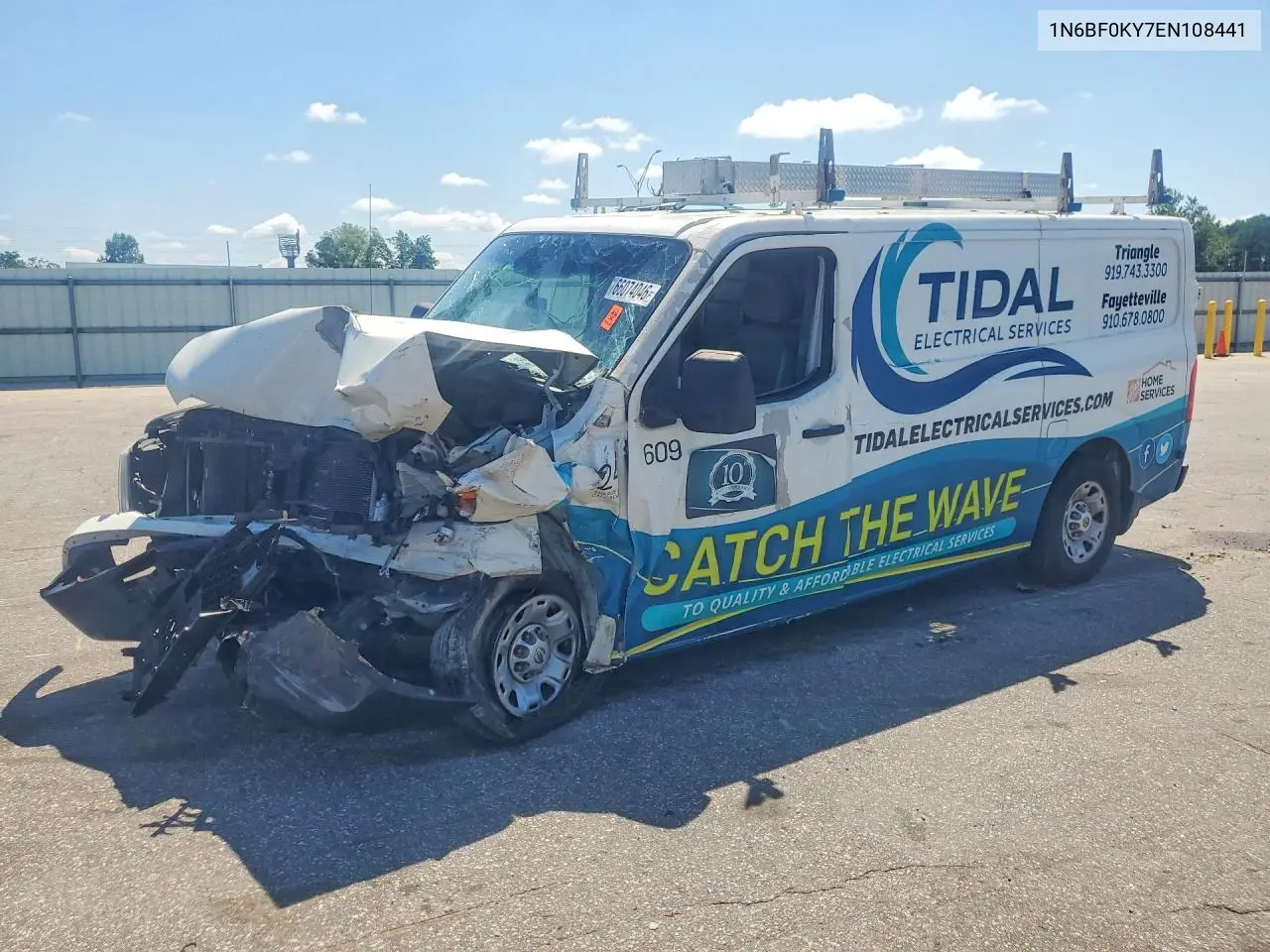 NISSAN NV 2014, VIN 1N6BF0KY7EN108441