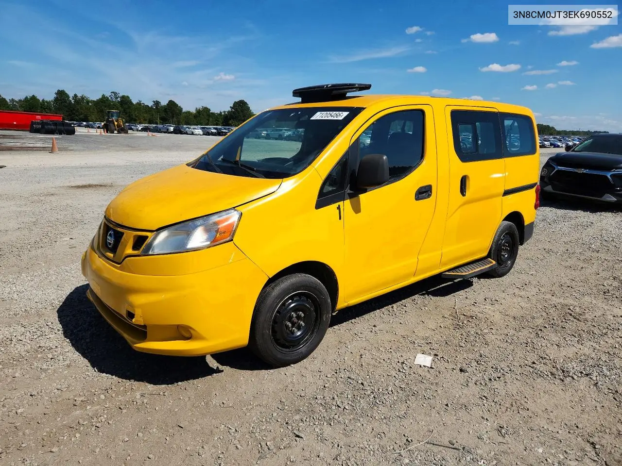 NISSAN NV200 2014, VIN 3N8CM0JT3EK690552