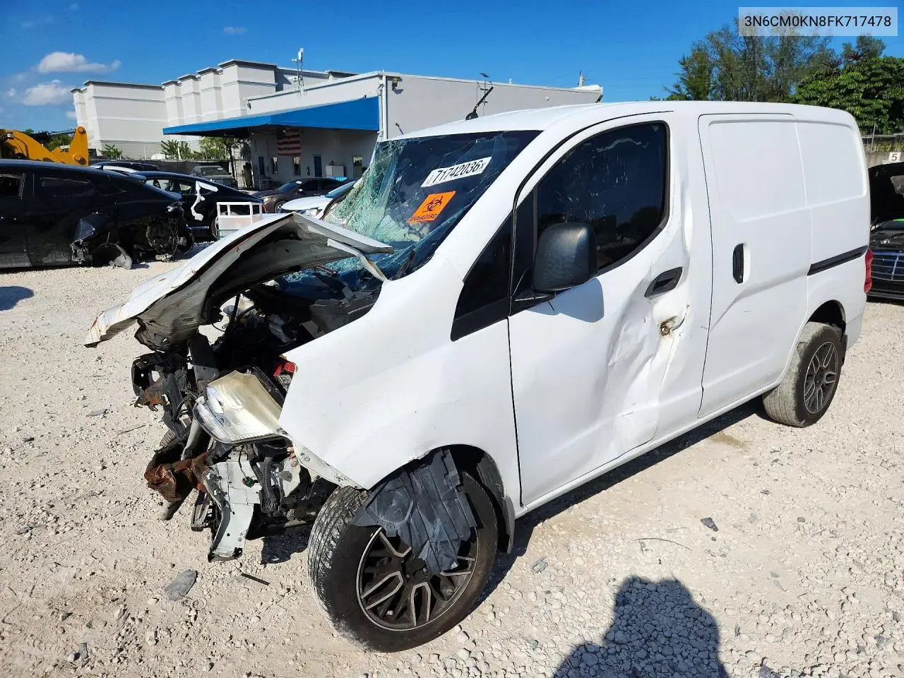 NISSAN NV200 2015, VIN 3N6CM0KN8FK717478