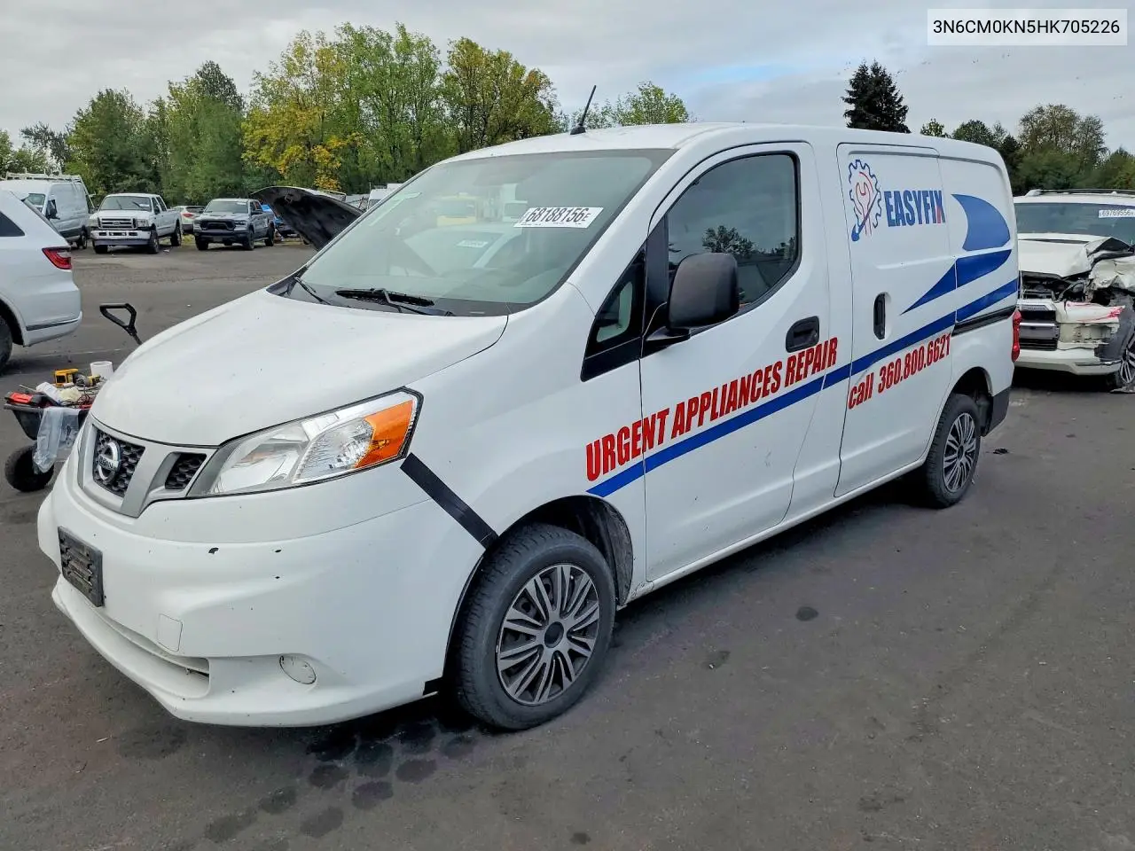 NISSAN NV200 2017, VIN 3N6CM0KN5HK705226