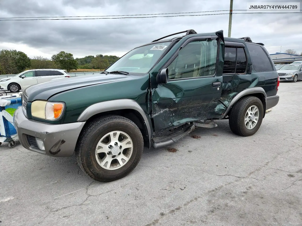 NISSAN PATHFINDER 2000, VIN JN8AR07Y4YW444789