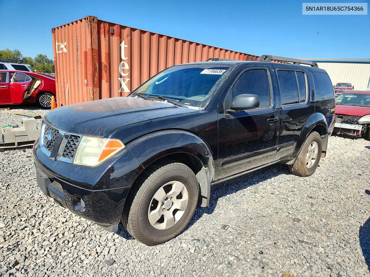NISSAN PATHFINDER 2005, VIN 5N1AR18U65C754366